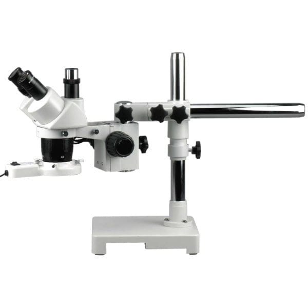 Amscope 20X-40X-80X Trinocular Boom Stereo Microscope, Fluorescent Light SW-3T24Z-FRL - main